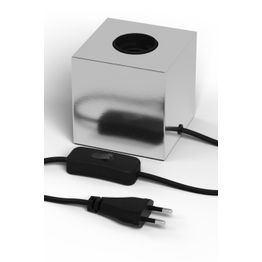 Pöytävalaisin Calex E27 katkaisijalla kromi