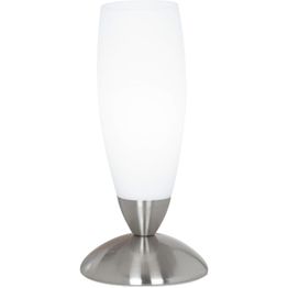 Pöytävalaisin Slim Ø 70x220 mm valkoinen/harjattu teräs