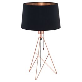 Pöytävalaisin Eglo Camporale Ø300x560mm kupari musta 39178