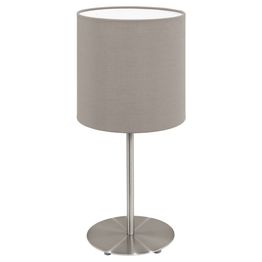 Pöytävalaisin Eglo Pasteri 275mm teräs taupe 95726