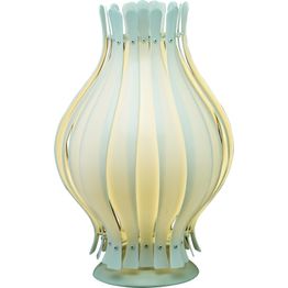 Pöytävalaisin FocusLight Oslo 60W 230V IP20 Ø 330mm valkoinen