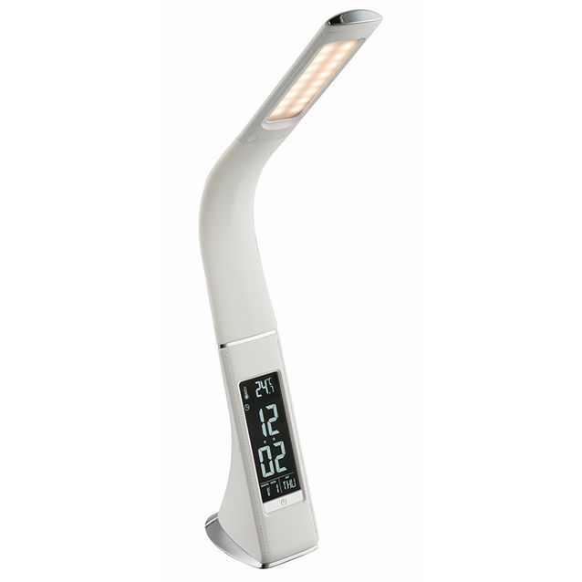 Pöytävalaisin Globo Business LED 5 W IP20 65x90x495 mm metalli/muovi valkoinen