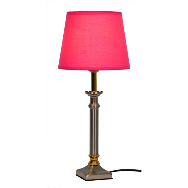 Pöytävalaisin Heat Classic 47 cm pinkki