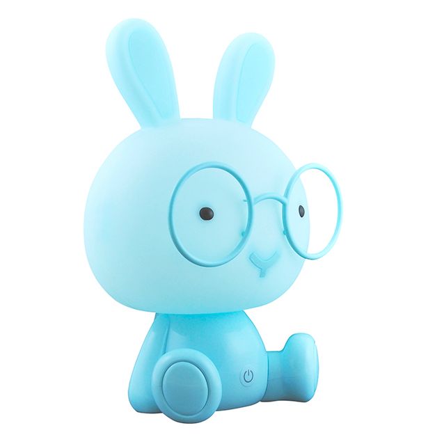 Pöytävalaisin Polux Krolik LED 2,5 W IP20 195x165x305 mm muovi sininen