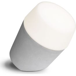 Pöytävalaisin Sessak Louhi betoni/valkoinen