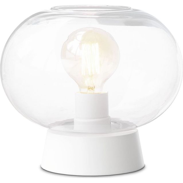 Pöytävalaisin Sessak Malja mattavalkoinen/kirkas