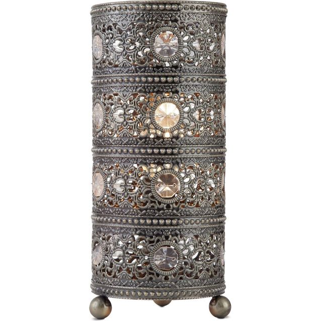 Pöytävalaisin Sessak Maya antiikkimessinki