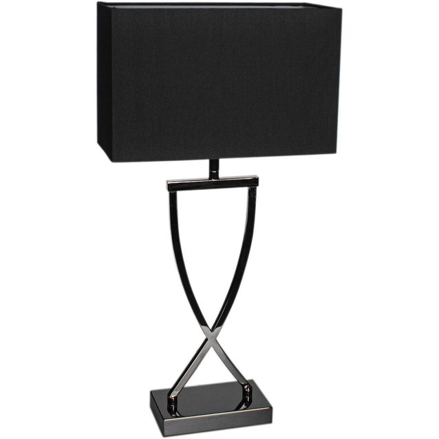 Pöytävalaisin By Rydéns Omega mustakromi eri kokoja