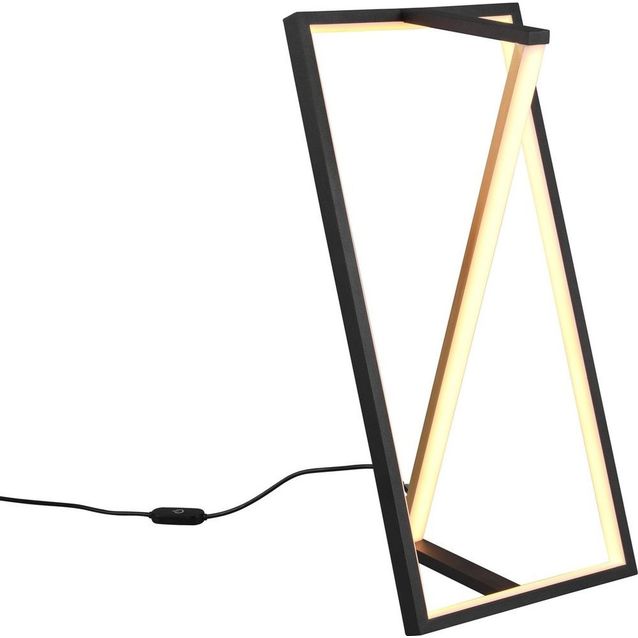 Pöytävalaisin Trio Edge LED, mattamusta