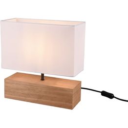 Pöytävalaisin Trio Woody 30cm E27 valkoinen/puu