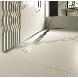 Linjalattiakaivo PP Drain Aqua + Flat Cover -kansi eri vaihtoehtoja