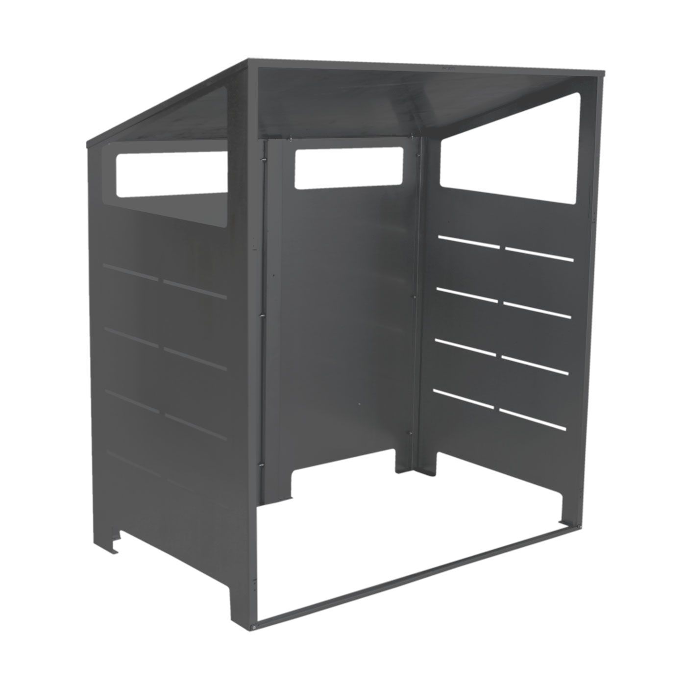 Jätekatos PP-Tuote tummanharmaa 660l