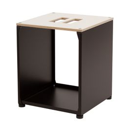 Puunkantoteline Iso noppa sileä musta