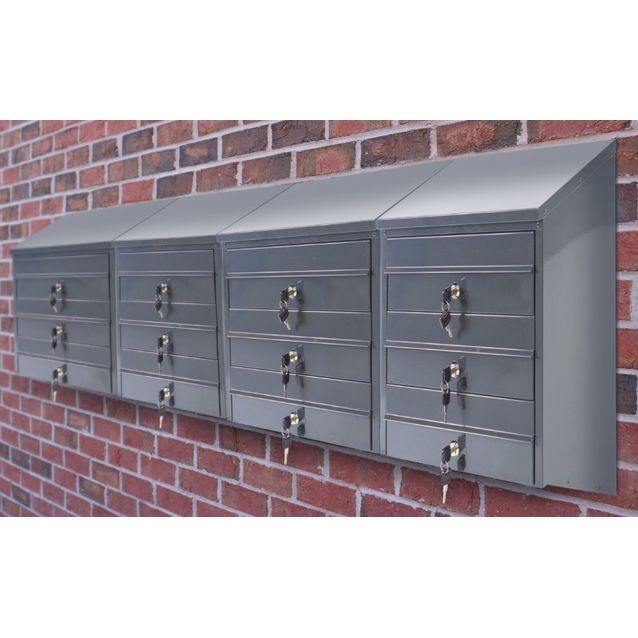 Ryhmäpostilaatikko PP-Tuote Pate ulko- ja sisäkäyttöön eri kokoja