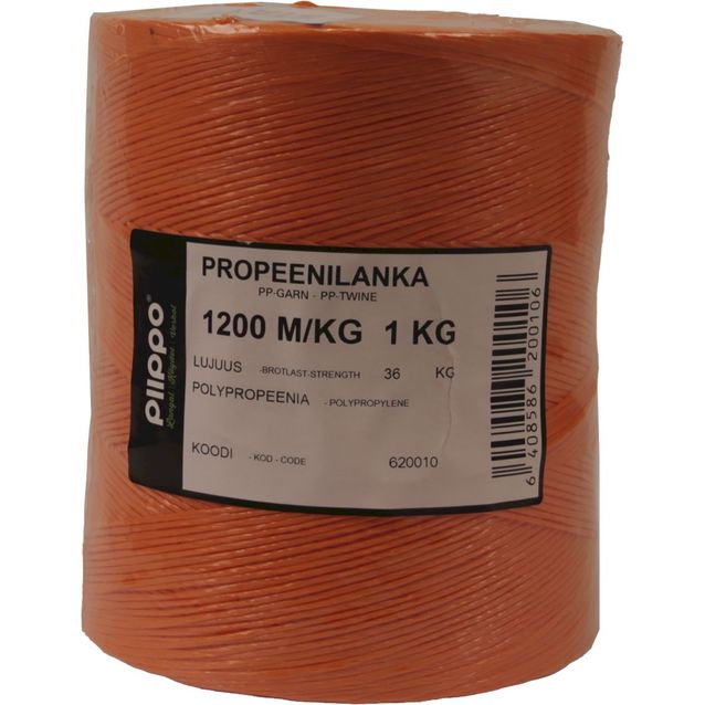Propeenilanka Piippo 1200m 1kg oranssi