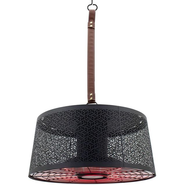 Infralämmitin Pistesarjat Sunred Dark Smart Moderna Artix Hanging, IP44, 2000W, musta