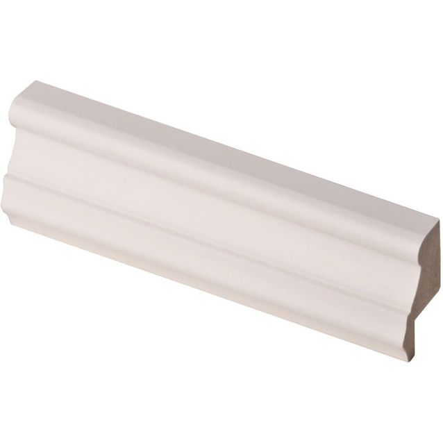 Puolipaneelilista Maler, 23x40x2700mm, mänty, valkoinen
