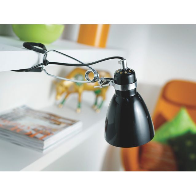 Puristinvalaisin Cyclone Ø 105x270 mm musta