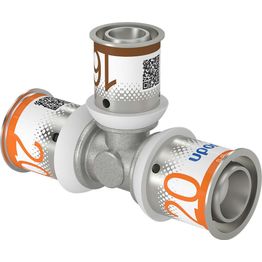 Puristus-T-Haara Uponor S-Press Plus 20-16-20