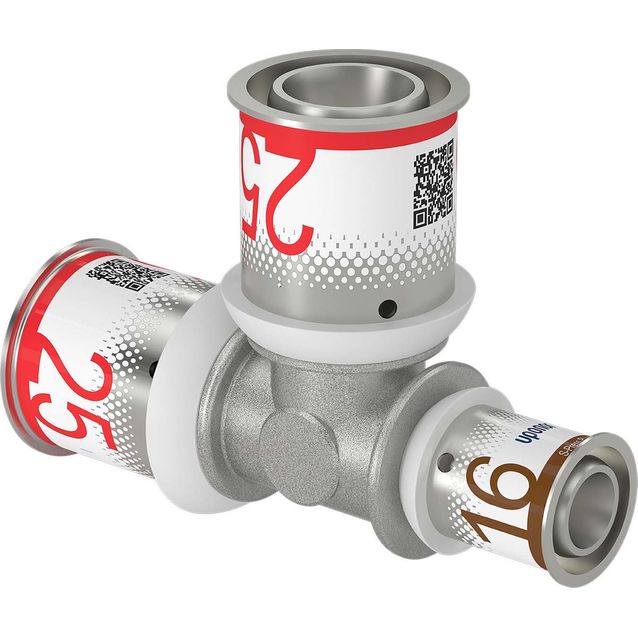 Puristus-T-Haara Uponor S-Press Plus 25-25-16