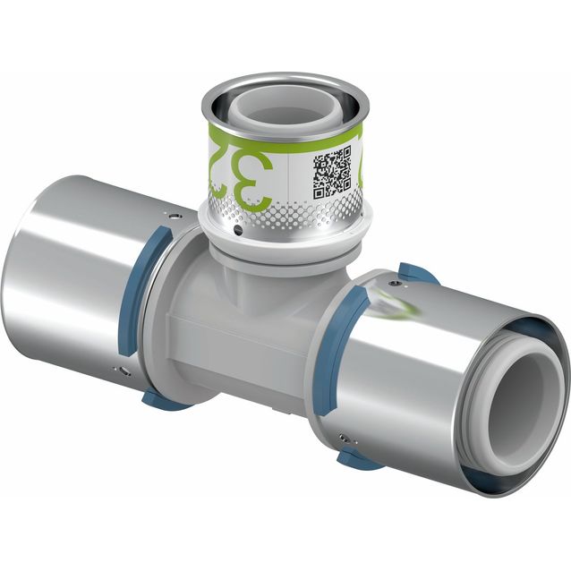 Puristus-T-haara Uponor S-Press Plus, PPSU, 40-32-40mm