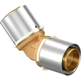 Puristuskulmaliitin Uponor S-Press 45° DR 40-40 mm