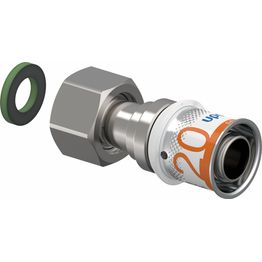 Puristusliitin Uponor S-Press Plus 20-G1/2"SN pyörivällä mutterilla