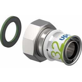 Puristusliitin Uponor S-Press Plus 32-G1 1/4"SN pyörivällä mutterilla