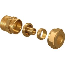 Puserrusliitin Uponor Pex FPL-X DR 18 x 2,5-1" MT