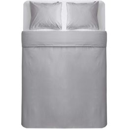 Pussilakanasetti Familon Tupla Percale 230x220cm harmaa