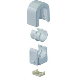 Putkikannake Uponor 25 - 32 mm 1 putkelle valkoinen