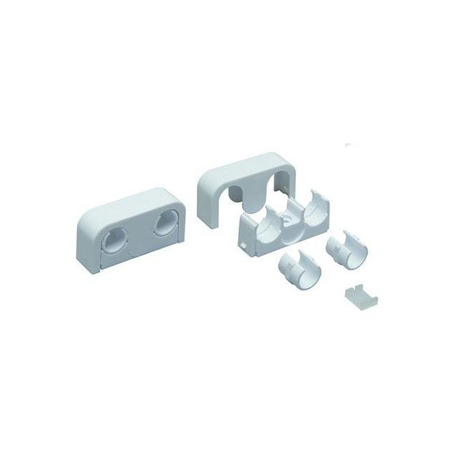 Putkikannake Uponor 16 - 20 mm 2 putkelle k/k 40 valkoinen