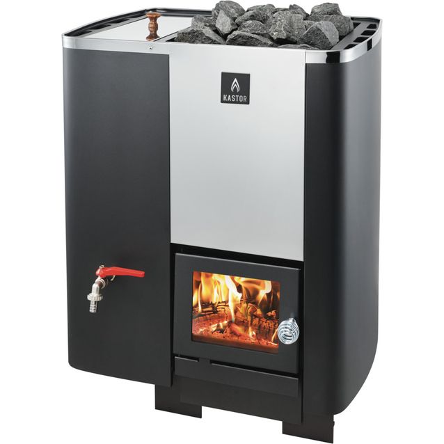 Puukiuas Kastor Karhu 40 VV 30-40 m³ vesisäiliö vasemmalla