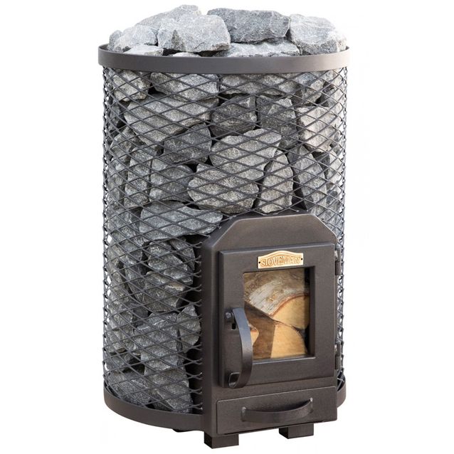 Puukiuas Stoveman 13R, lasiluukulla (6-13m3)