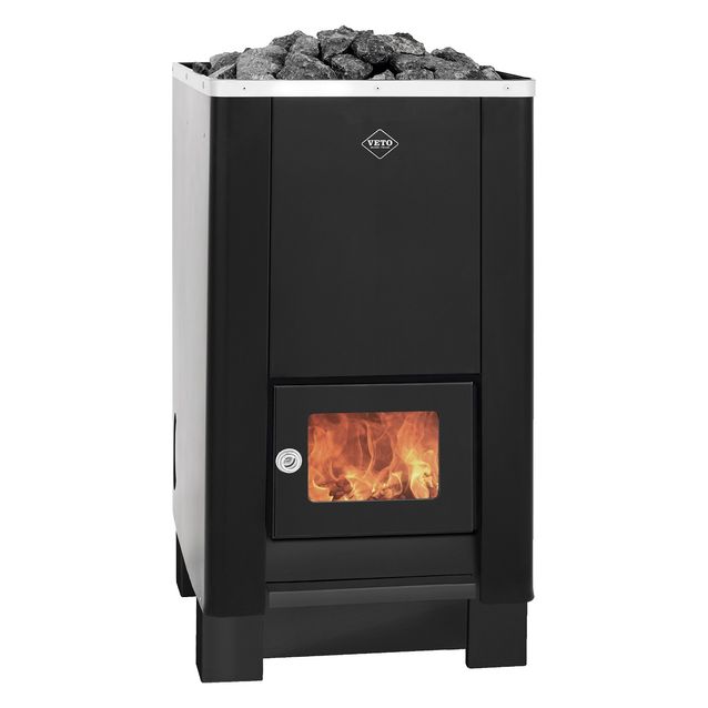 Puukiuas VETO 1 8-21 m³ musta