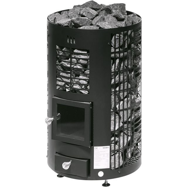 Puukiuas Mondex Klapi 8-16 m³ musta 