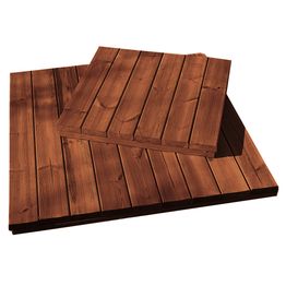 Puulaatta L1680R 800x800x16 mm ruskea