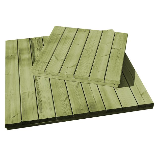 Puulaatta L1670 700x700x16 mm vihreä