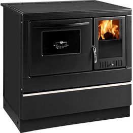 Puuliesi Thorma Susanna Lux 85 7 kW musta vasenkätinen