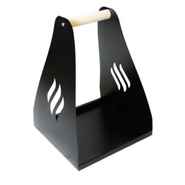 Puunkantoteline Carelia Grill® 35x35x50 cm musta