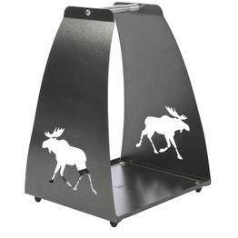 Puunkantoteline PP-Tuote Hirvi antiikkihopea