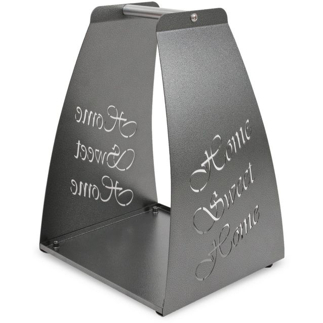 Puunkantoteline PP-Tuote Home Sweet Home antiikkihopea