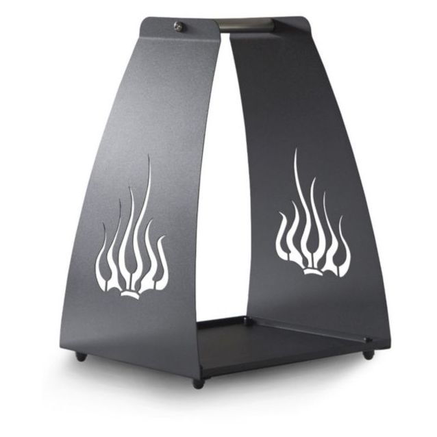 Puunkantoteline PP-Tuote Liekki musta