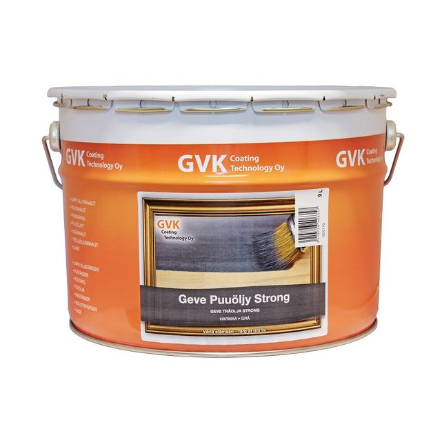 Puuöljy Geve Strong 9 l harmaa