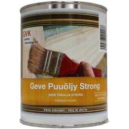 Puuöljy Geve Strong 0.9 l kirkas
