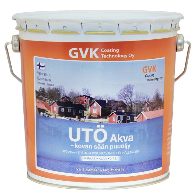 Puuöljy Utö Akva 0.9 l kirkas