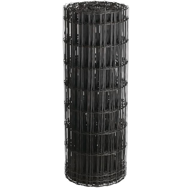 Puutarha-aita Hortus, 5x10cm, 0.6x25m, 0% PVC, musta