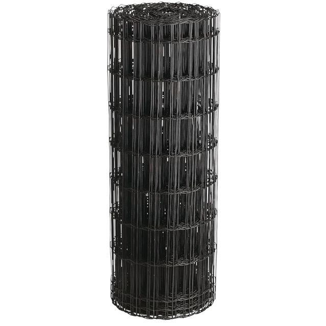 Puutarha-aita Hortus, 5x10cm, 0.8x25m, 0% PVC, musta