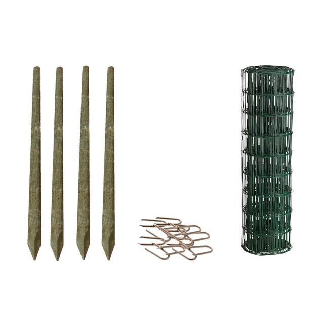 Puutarha-aitasetti Hortus 75 m sis. puutolpat ja tarvikkeet