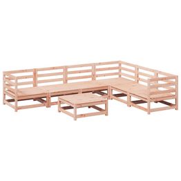 Puutarhan sohvasarja 7-osainen täysi douglaskuusi (99465)